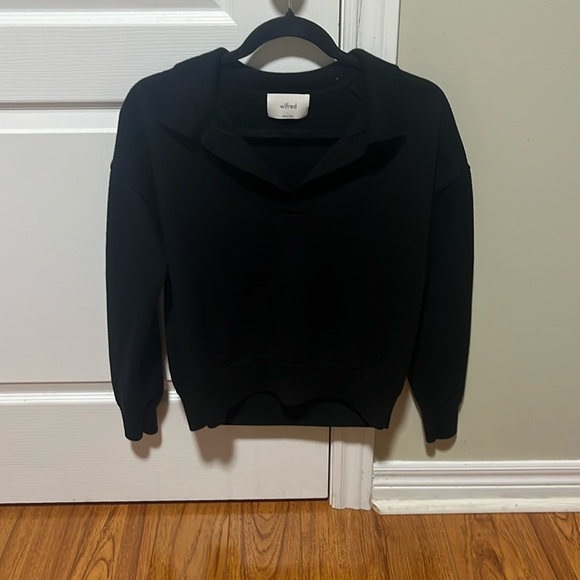 Aritzia Tops - Clara Merino Wool polo sweater (128)